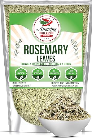 Dried Rosemary Leaves, 3 oz. Premium All Natural Herbs and