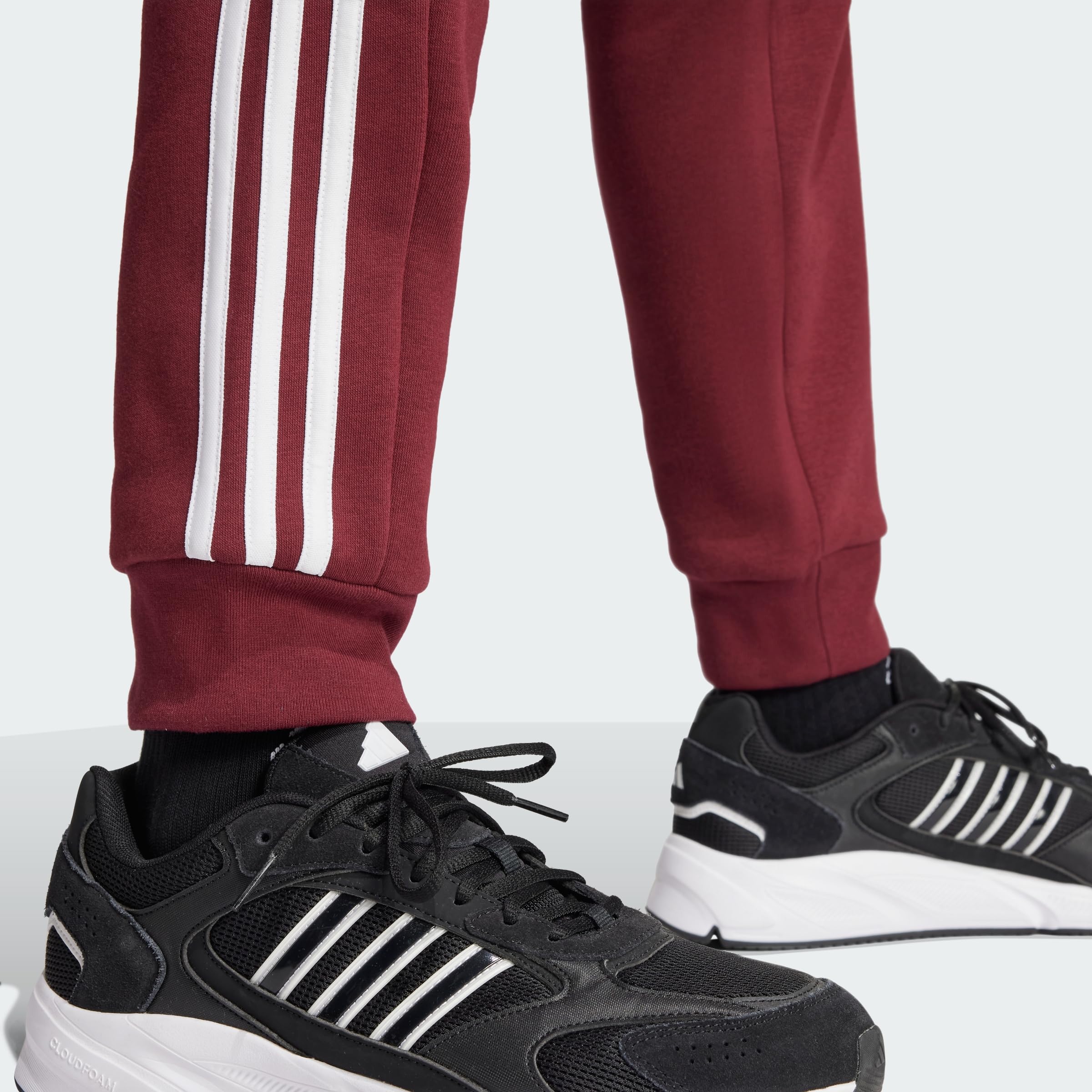 adidas Essentials - Pantalones de Rizo Francés con 3 Rayas - Pantalón Deportivo Hombre