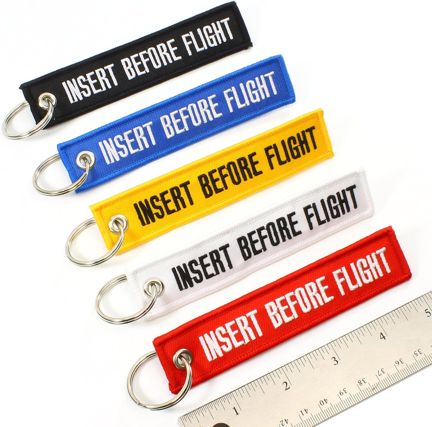 Onе-Dау Sаlе: Uр tо 50% оƒƒ Rotary13B1 Insert Before Flight Key Chains - Multi Color - 5pcs