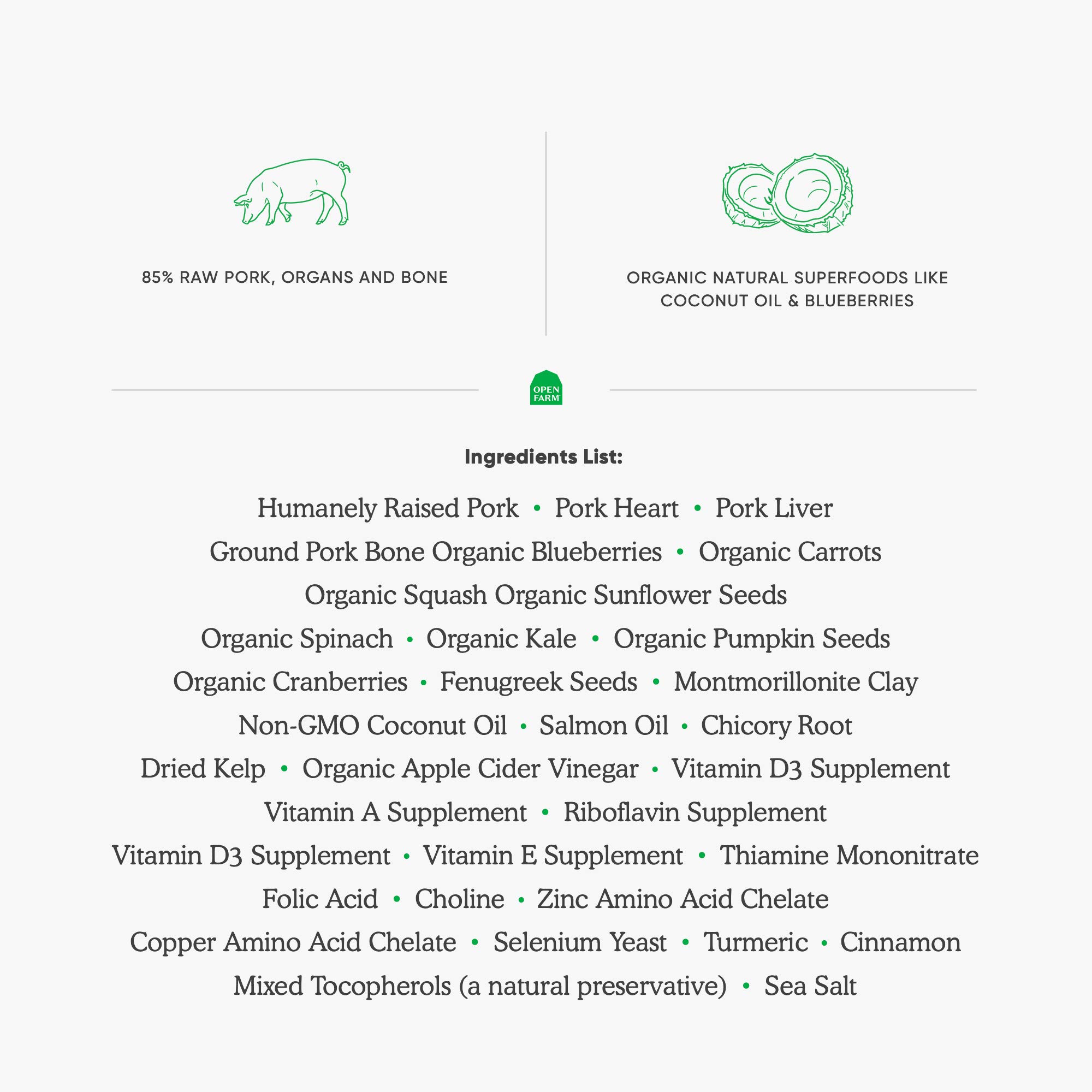 Buy Open Farm Freeze Dried Raw Dog Food, Humanely Raised Meat Recipe with NonGMO Superfoods and