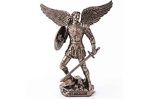 Archangel Saint Michael 4.2 Inch Bronze Religious Statue