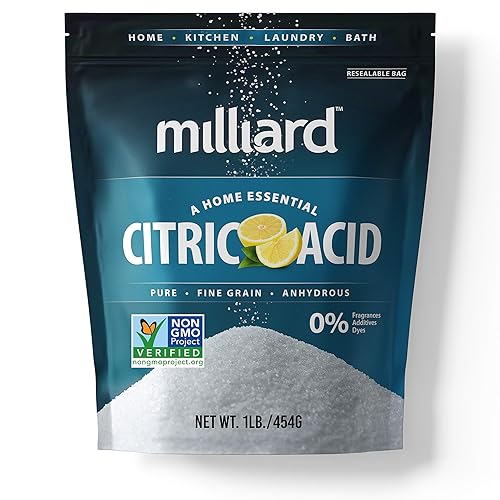 Ácido cítricoMilliard 1libra100 Grado Alimenticio Puro SIN-OMG 1libra Ácido cítricoMilliard 1libra100 Grado Alimenticio Puro SIN-OMG 1libra