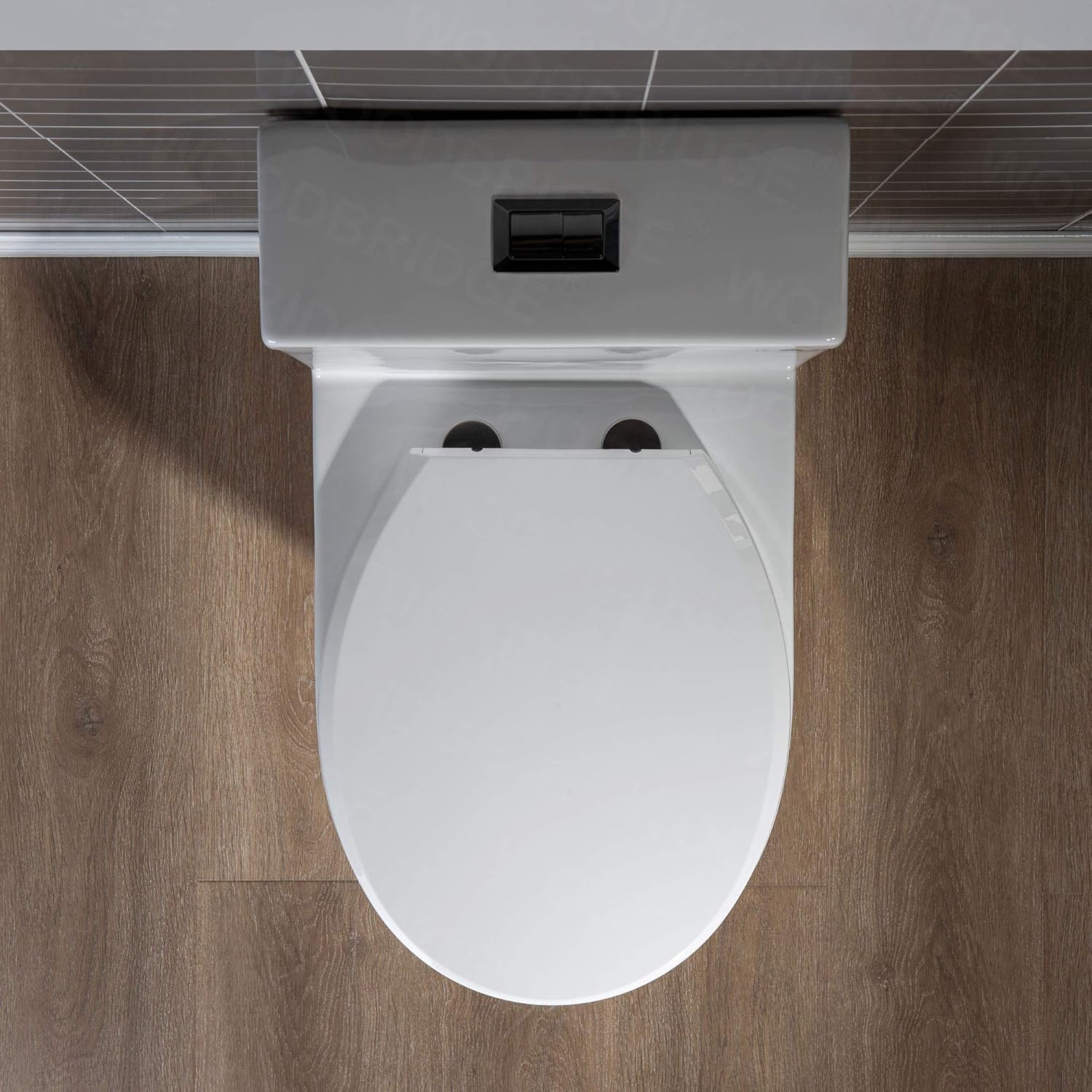 WOODBRIDGE B0500-MB Toilet, with Matte Black Button : Everything Else