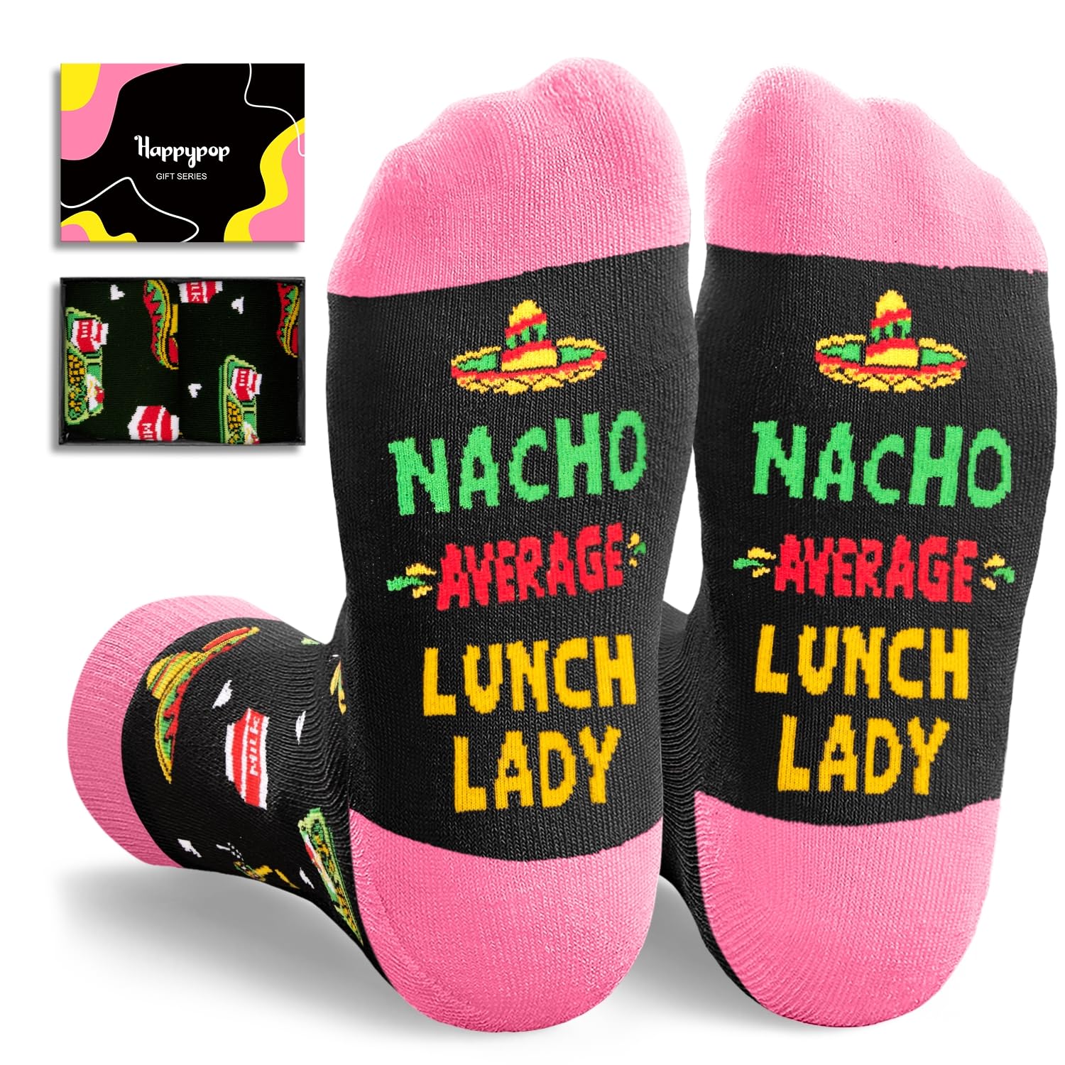 HAPPYPOP School Staff Appreciation Gifts - Socks for Preschool Sped Teacher Nurse Counselor