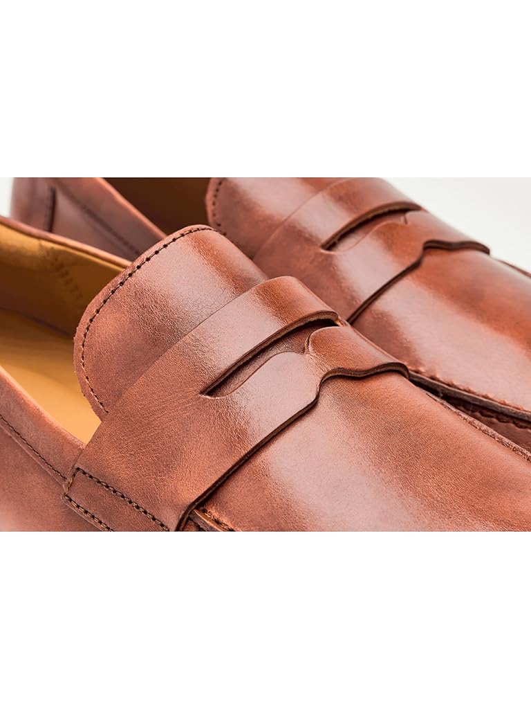 Tan ECCO Verona Classic Penny Loafer
