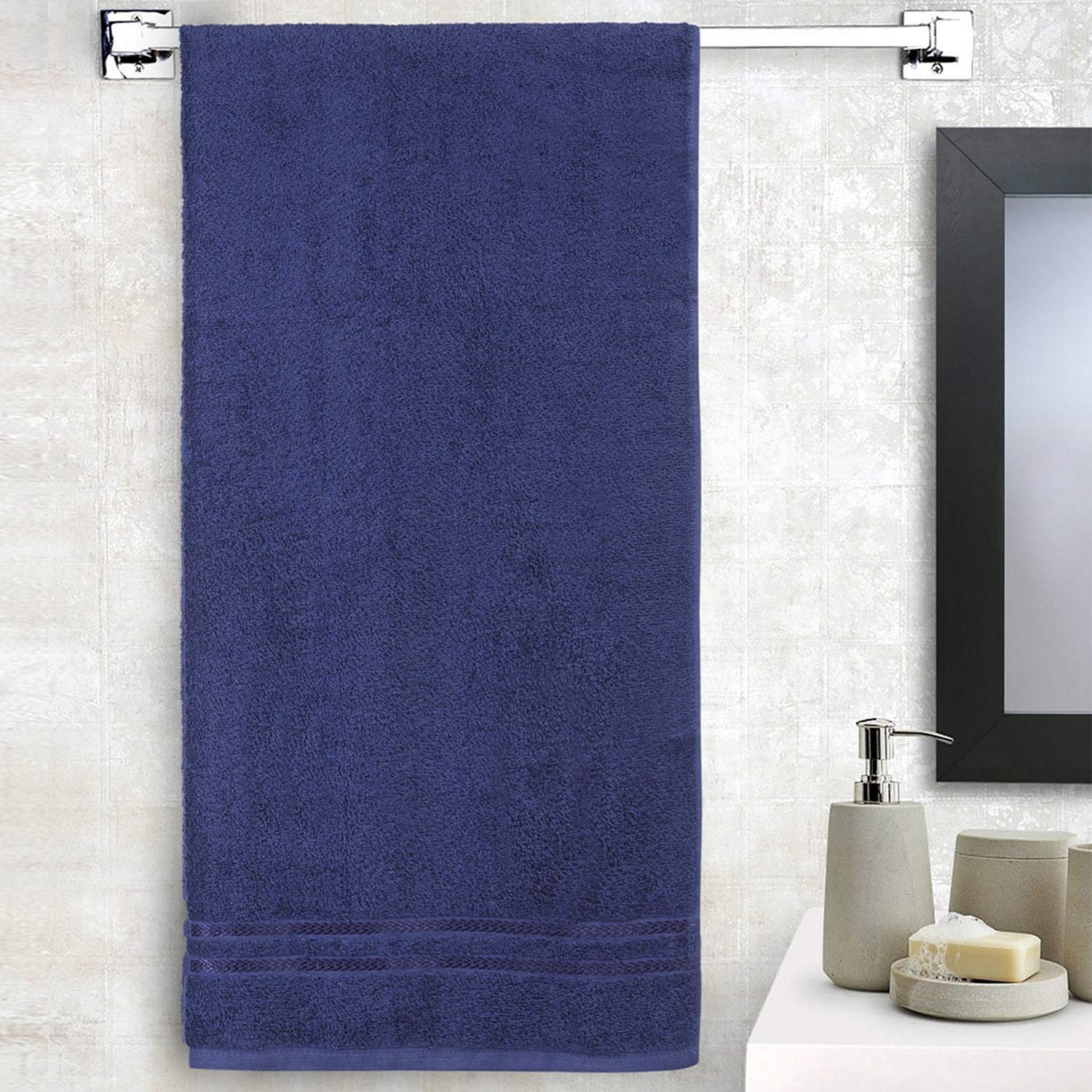 Welspun 100% Cotton Quick Dry Bath Towel - Red -19
