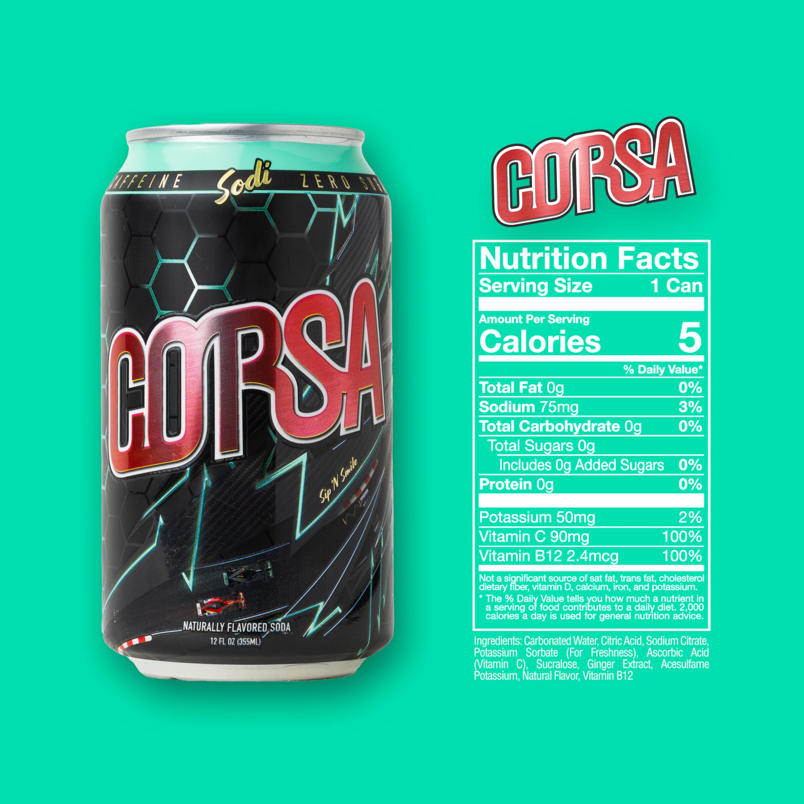Amazon.com : Sodi | Better For You Sparkling Soda Pop | Corsa