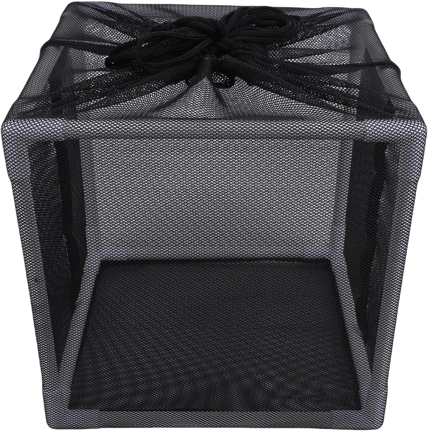 Pond Filter Bag, Anti Clogging Barrier Mesh Basket Box for Outdoor, Waterfalls, Fountains - High, Adjustable, Durable Nylon