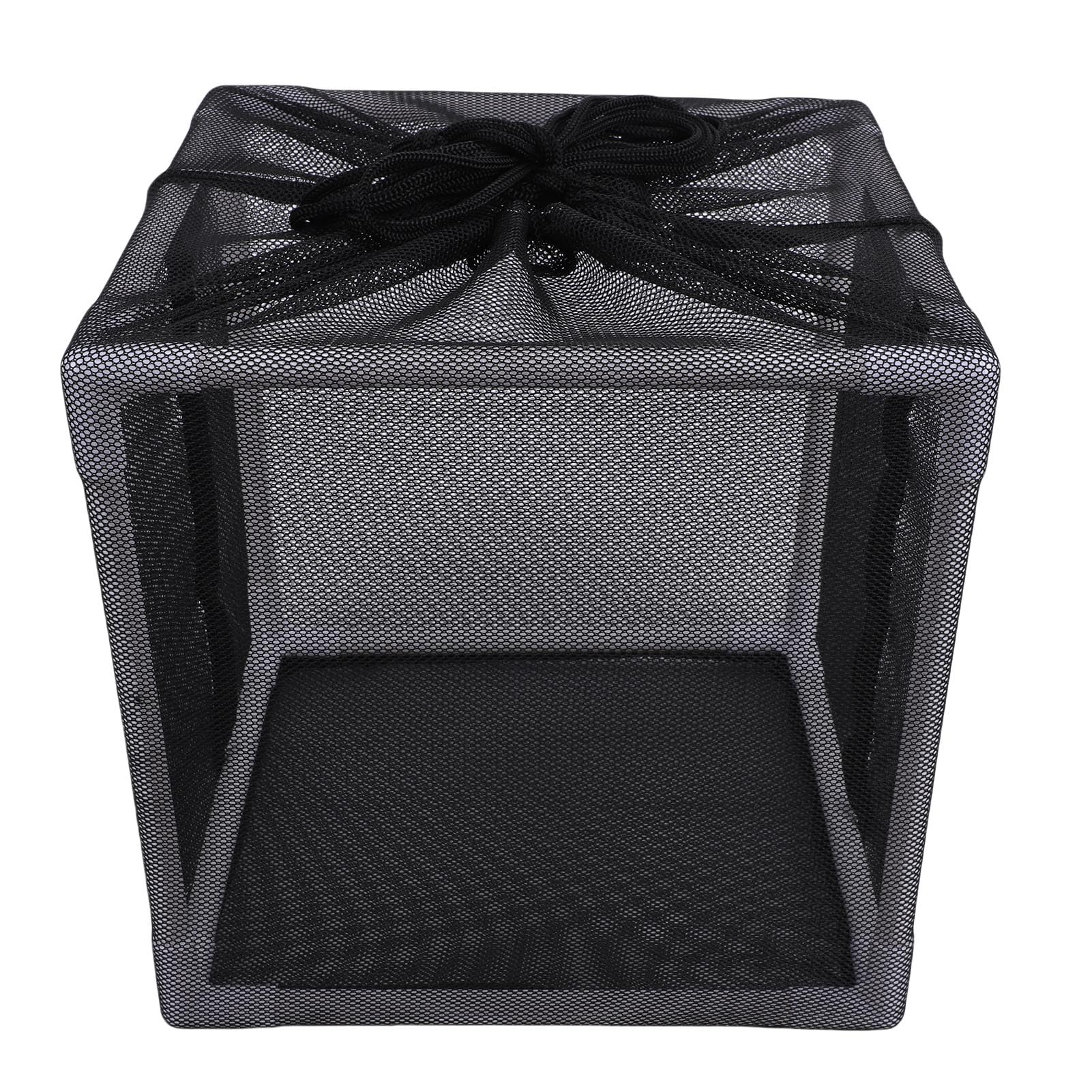 Cocoarm Pond Anti Clogging Filter Bag, Heavy Duty Nylon Mesh Pump Barrier with Adjustable Fit for Koi and Water Features 12 Inch Cube