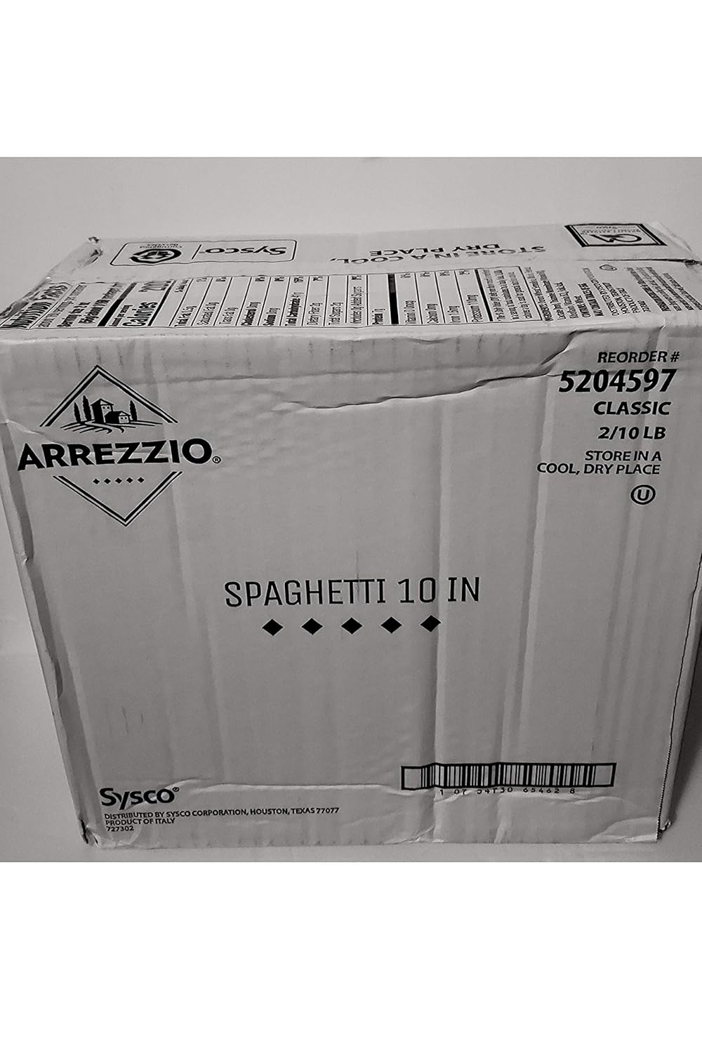Arrezzio Pasta Spaghetti 20lbs (2/10lb packs) Grocery