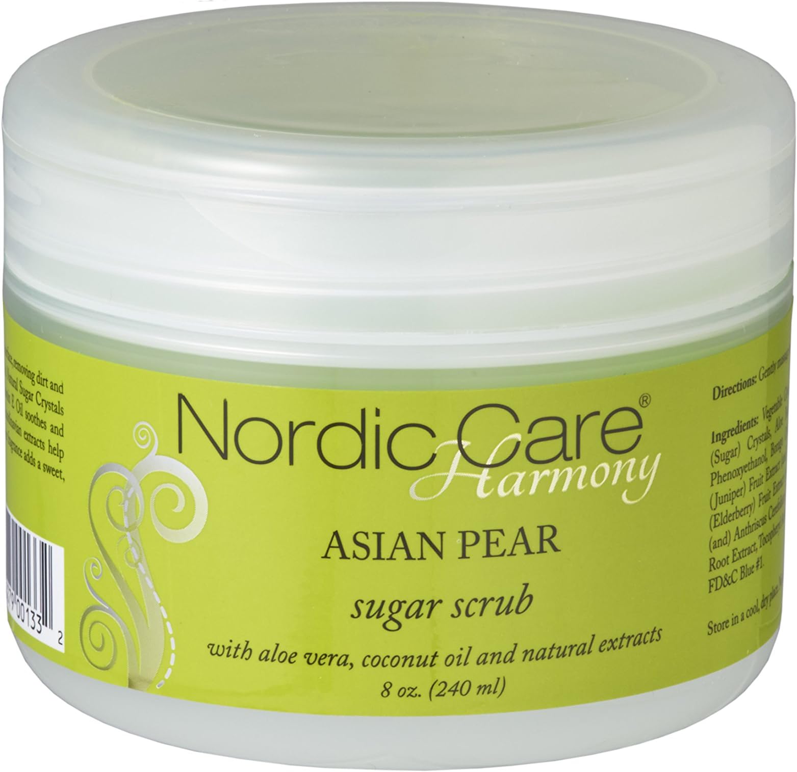 Nordic Care Harmony Sugar Scrub, Asian Pear, 8 Ounce