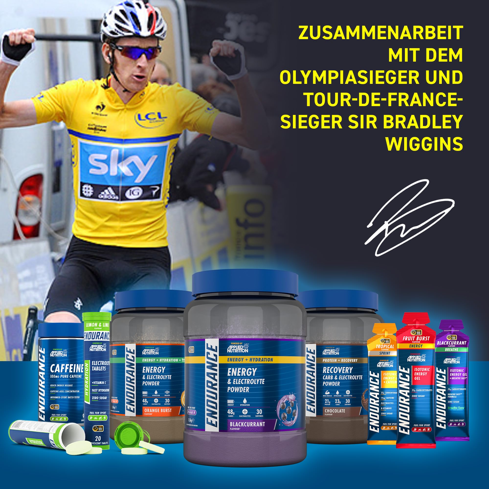 Applied Nutrition Isotonic Energy Gel | Performance-Enhancing Formula | Zero Fat Zero Sugar | 23g Carbohydrates Caffeine Free Sportgel (Pack of 6 x 60g) (Variety Pack)