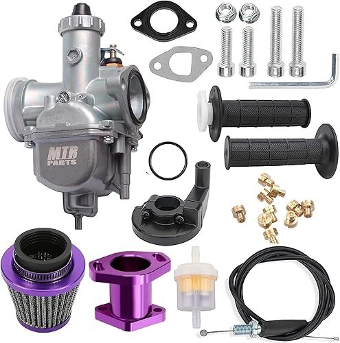 Miniatura 10 de Carburador VM22 Predator 212CC 196cc CT200U KT196 Moto Mini Bike Race and Go Kart 6.5HP Baja Warrior Heat - Incluye kit de filtro de aire MB165