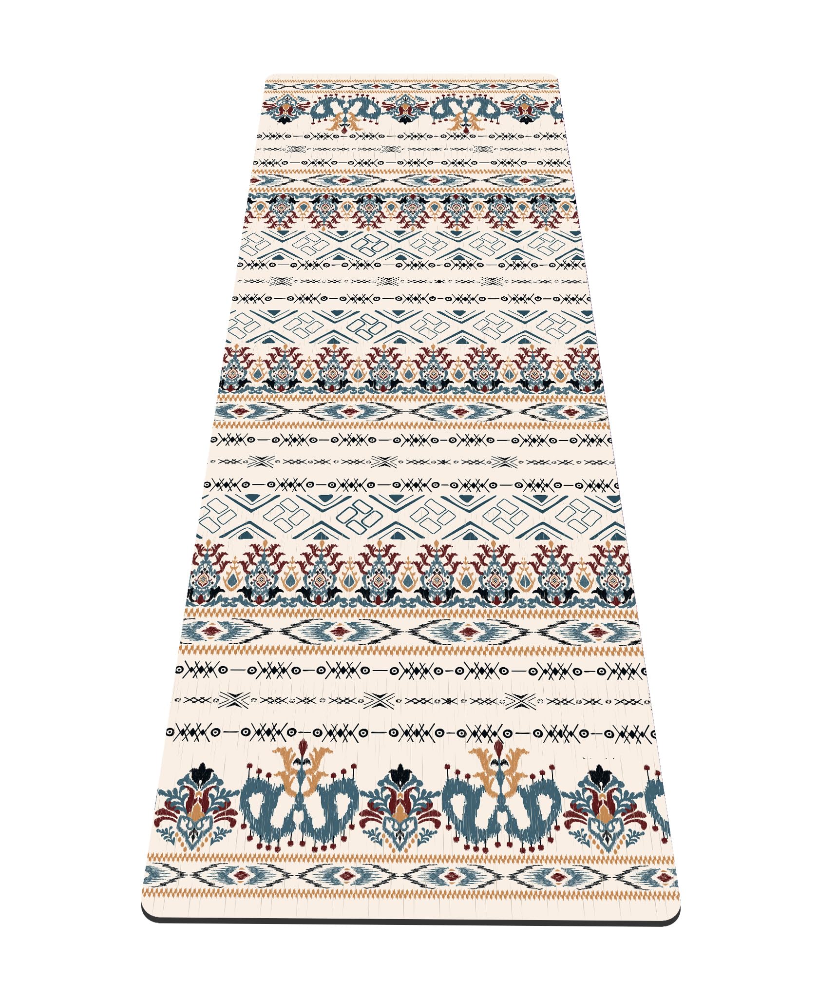 nuveti Yoga Mat Print Extra Thick TPE Non Slip Fitness Exercise Mat with Carrying Bag,72"x24" Extra Thick 6MM Exercise & Workout Mat for Yoga, Pilates Fitness and Floor Exercises