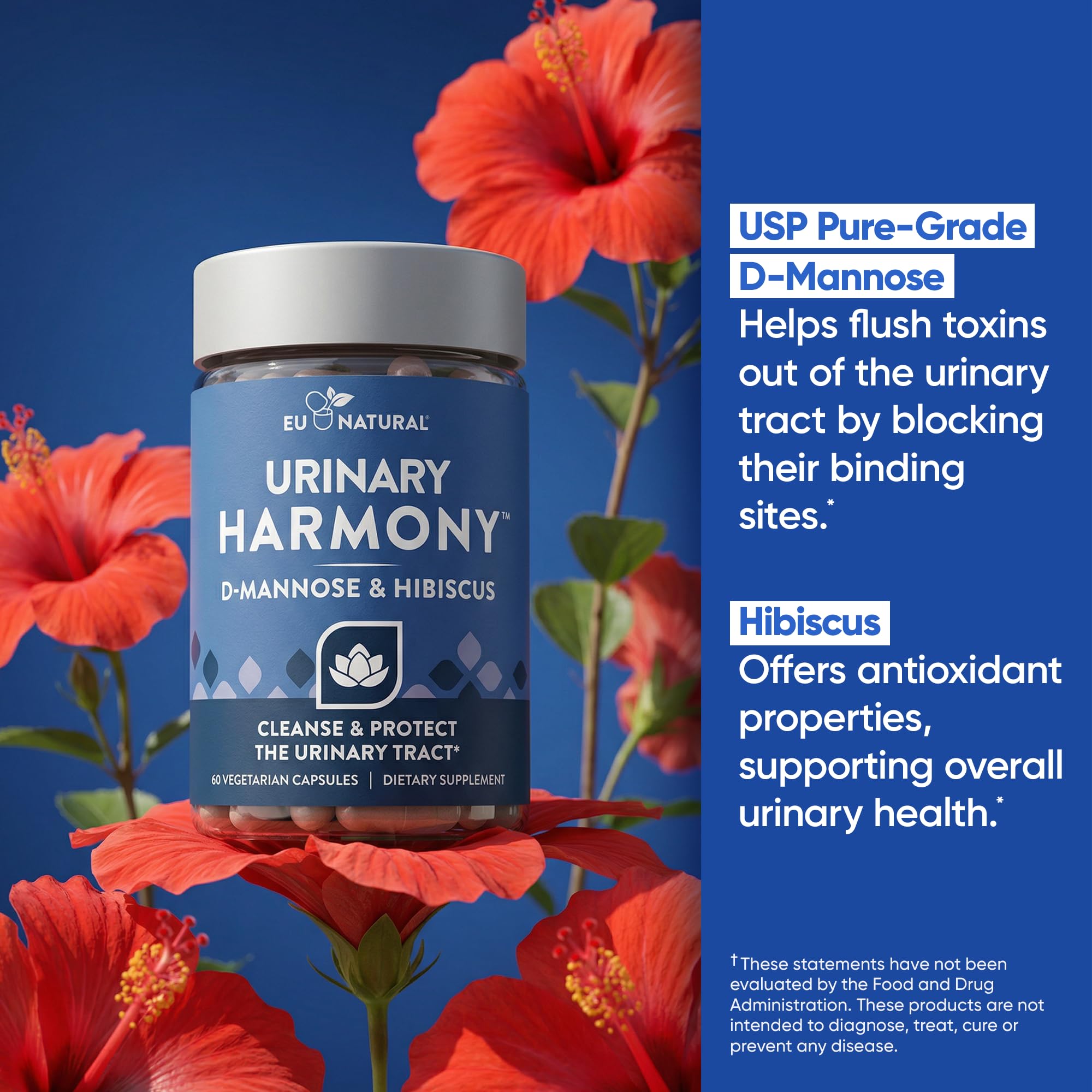 Urinary Harmony D-Mannose Supplement for Urinary Tract Health, 60 Capsules — Amazon image 6