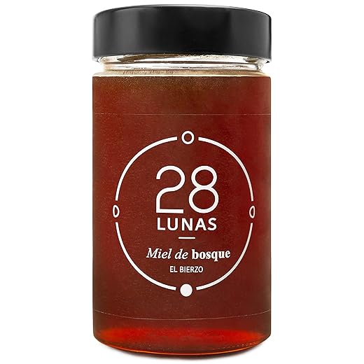 Miel de Bosque - 100% Natural Pura de Abeja, Cruda, 1Kg - Origen: El Bierzo, España