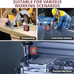 BINTA Small Digital Angle Finder Magnetic, Rechargeble IP54 Waterproof Dustproof Digital Angle Gauge Inclinometer, Portable Backlight Angle Measuring Tool for Woodworking, Construction, Machinery, DIY