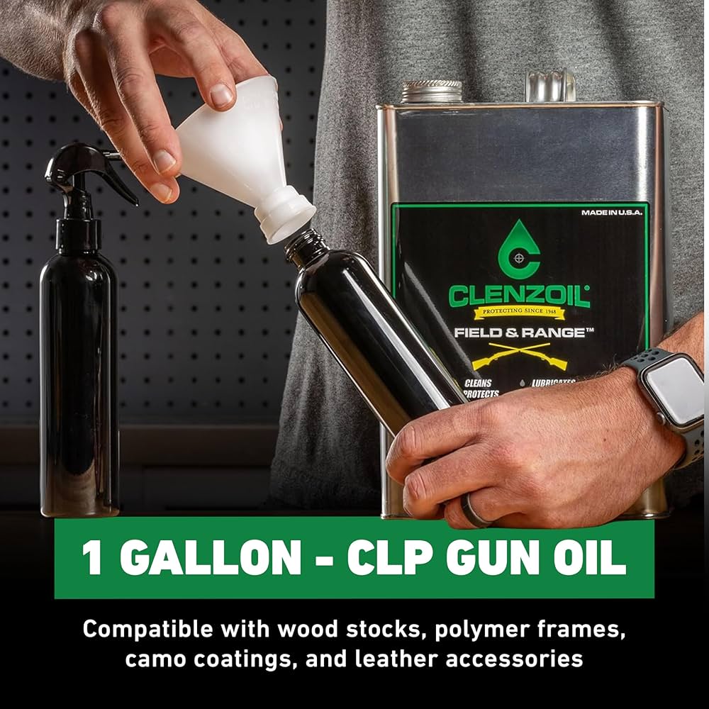 Amazon.com: Clenzoil Field & Range Gun Oil | One Gallon | Cleaner