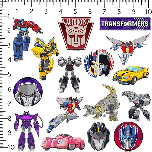 Miniatura 2 de Transformers - Paquete variado de calcomanías de vinilo grandes de lujo, para laptop, botella de agua, álbumes de recortes, tableta, monopatín,