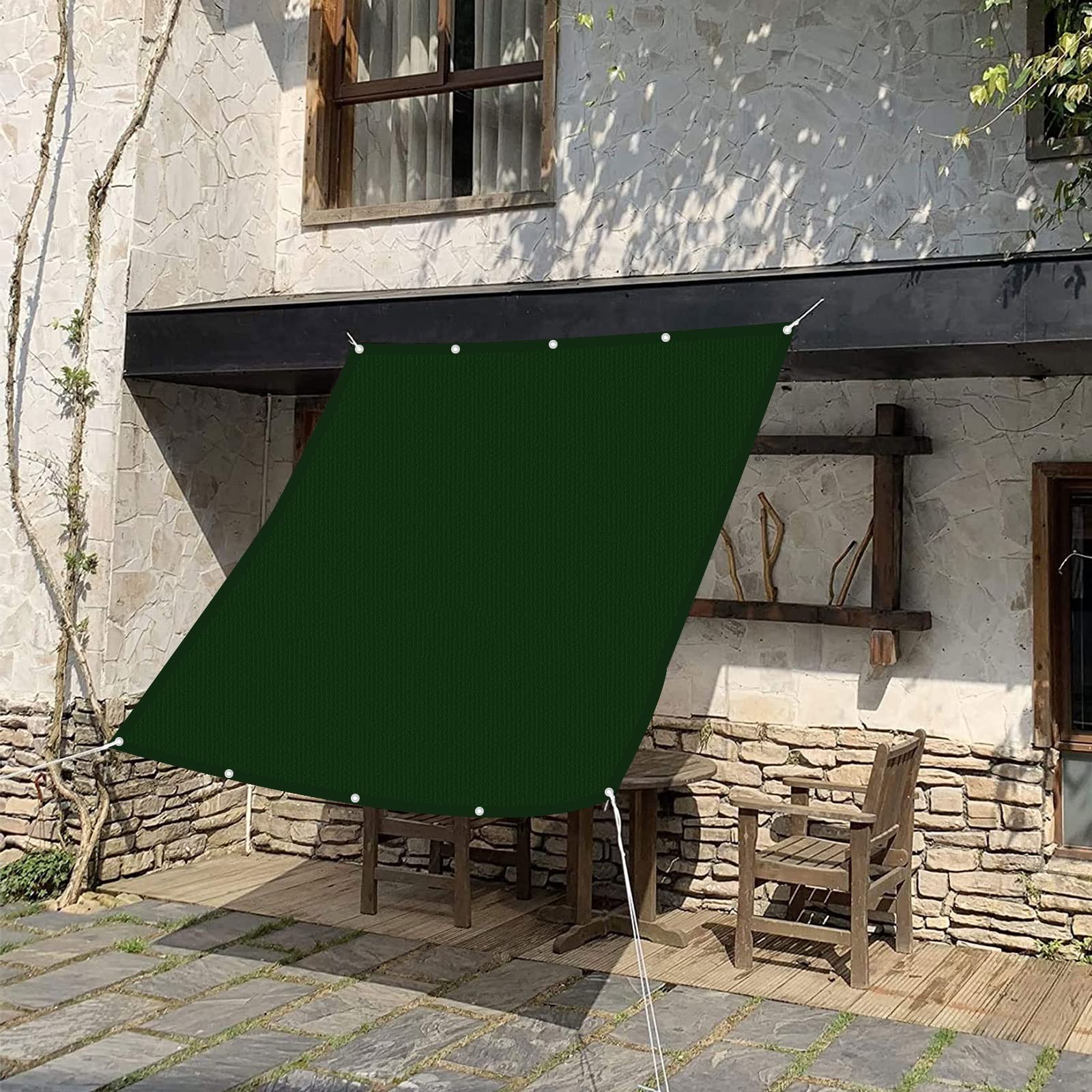 Bache balcon vert fonce profitez de votre terrasse a l'ombre