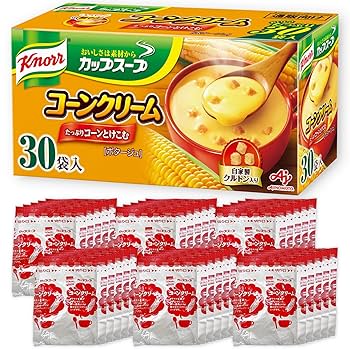 Amazon | クノール カップスープ コーンクリーム 30袋入 通販