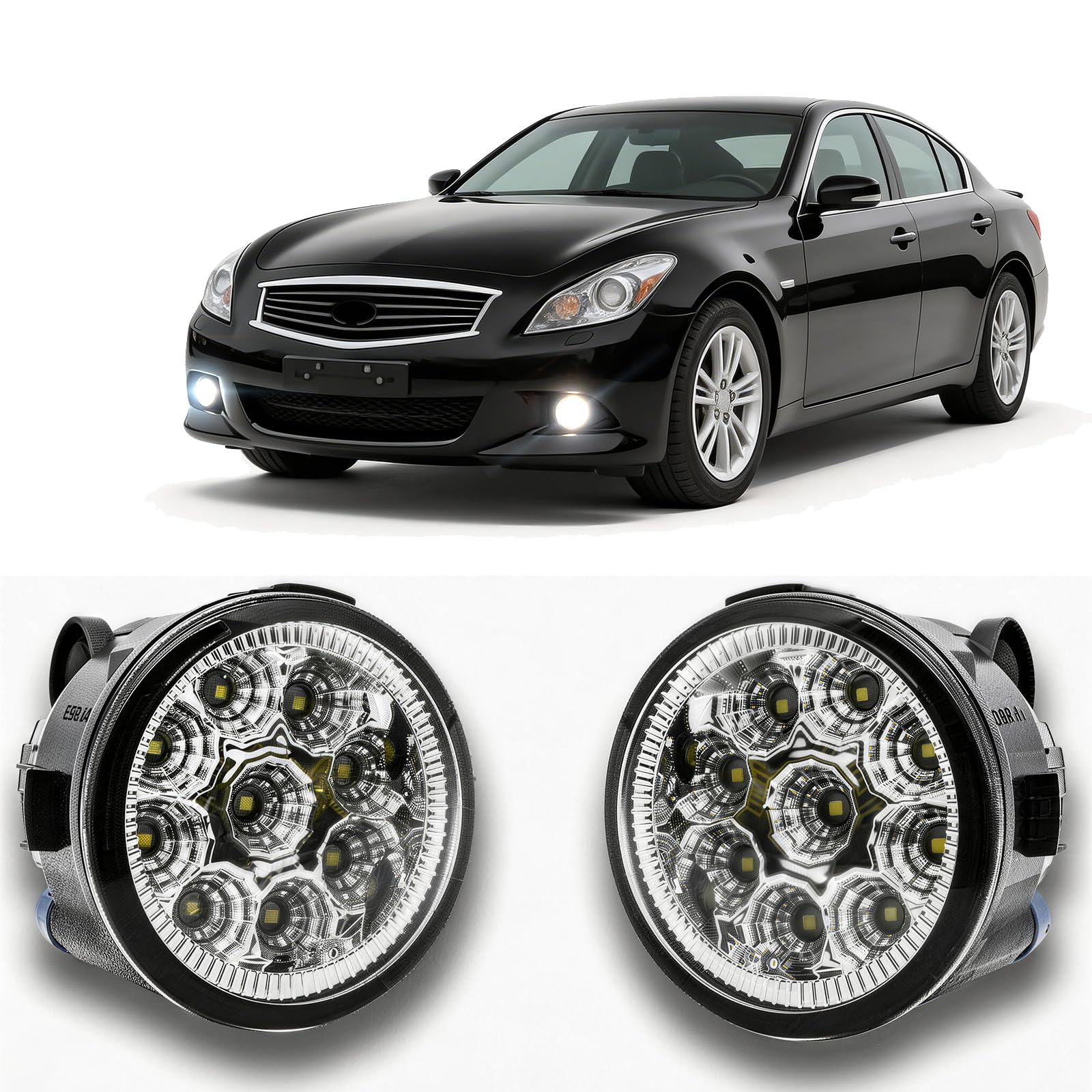 qobsos LED Fog Light for Infiniti G37