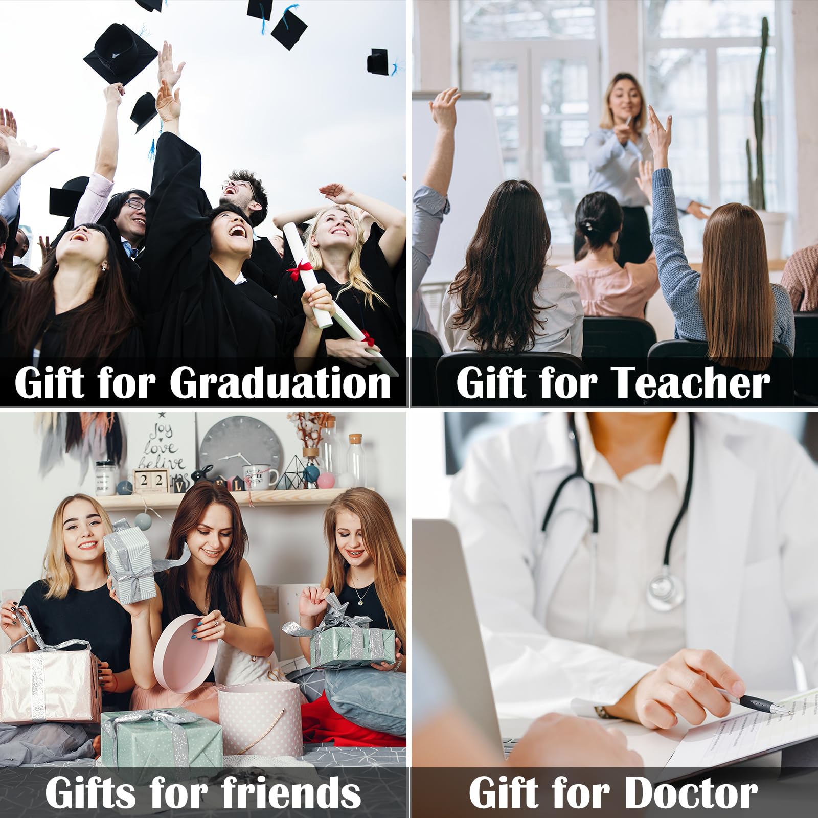 Personalized Pens with Name Custom Ballpoint Pens Bulk Customized Engraved Pen Stylus for Business Graduation Black Ink Advertising — view 7