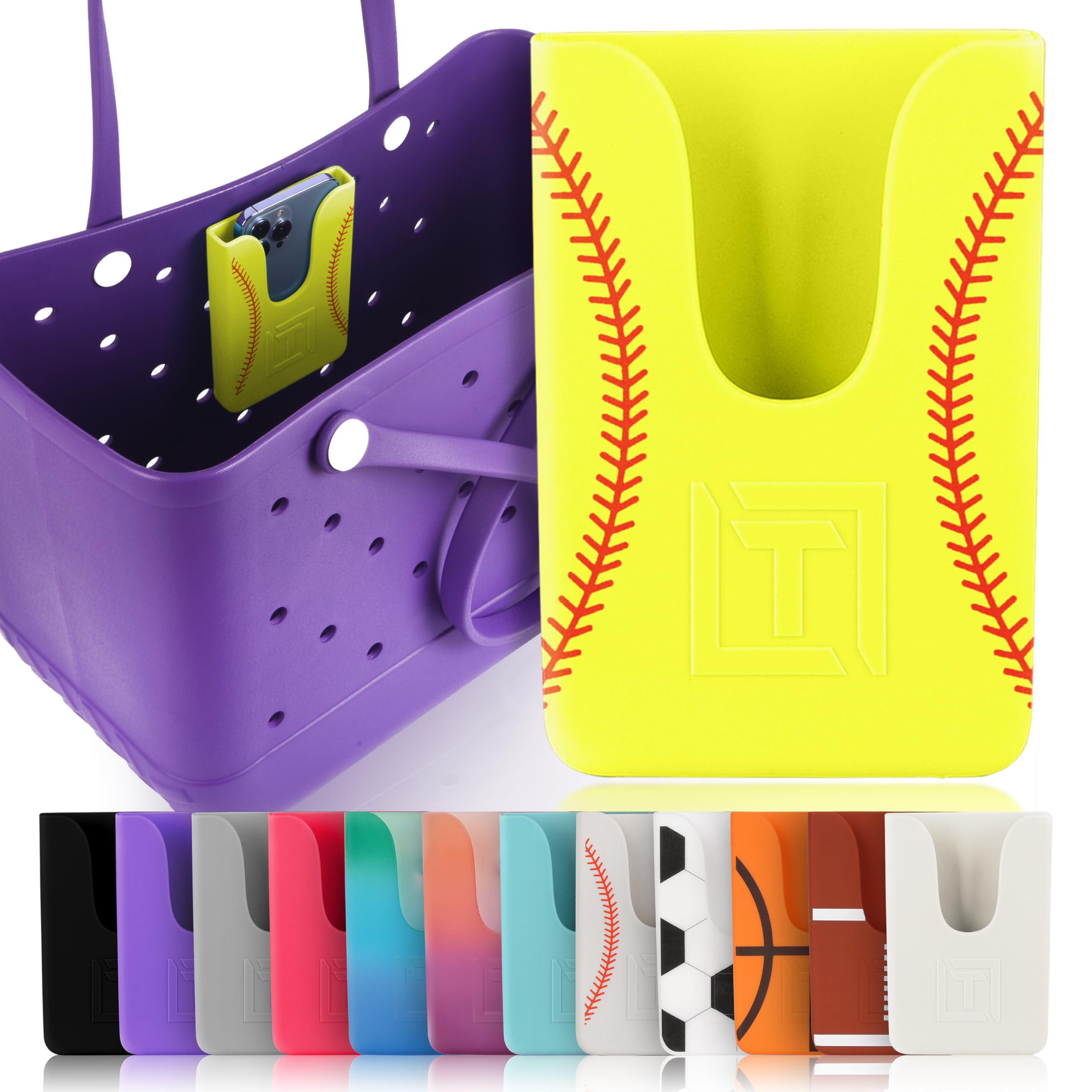 Tributary Brands Softball Phone Holder for Bogg Bag - Softball Bogg Bag Accessories