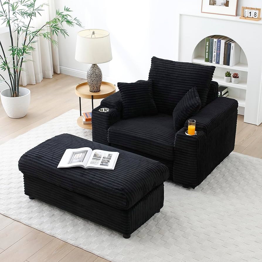 Chaise Lounge For Bedroom Miscoos Chenille Oversized Chair With