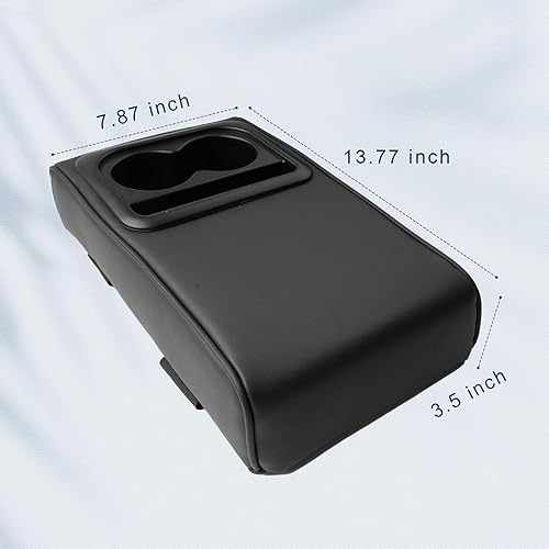 Miniatura 7 de BIBIBO Funda para consola Ford Ranger 2023, funda para reposabrazos de consola Ford Ranger 2019-2023, protector de almohadilla para reposabrazos