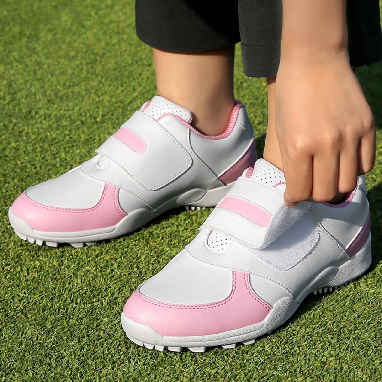 Kinder-Golfschuhe, wasserdichte Golf-Trainingsschuhe Ohne Spikes Für Jungen Und Mädchen