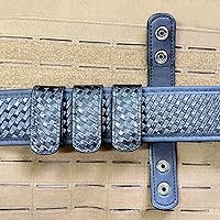 Vista 3 de ROCOTACTICAL Protectores de cinturón de doble presión, para cinturón de servicio de 2.25 pulgadas, paquete de 4