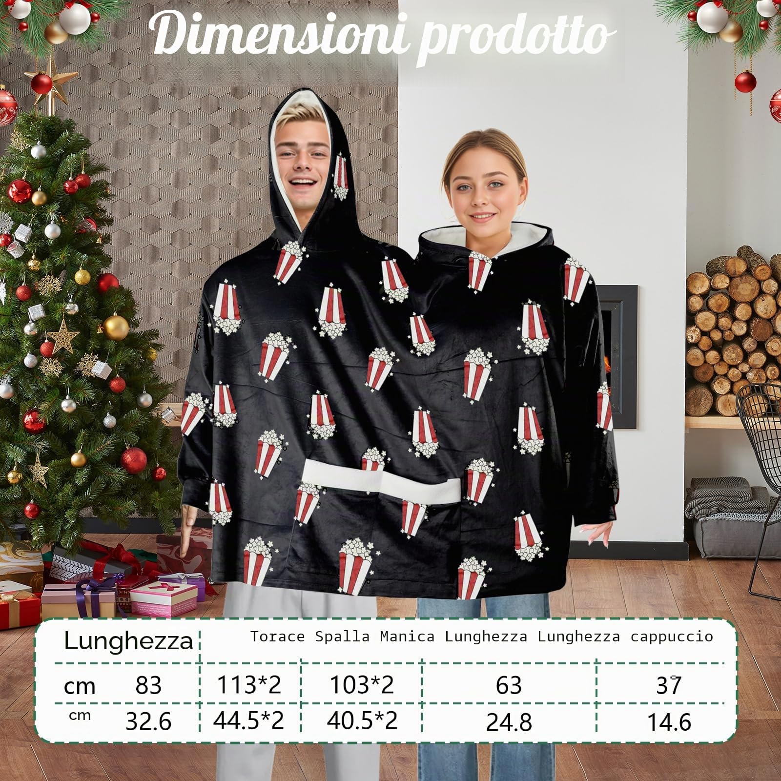 Coppia felpe con cappuccio pigiama coordinato per coppie pigiama oversize abbinati tutine felpe divertenti per due persone felpa con cappuccio abbinata regali di coppia per lui e lei