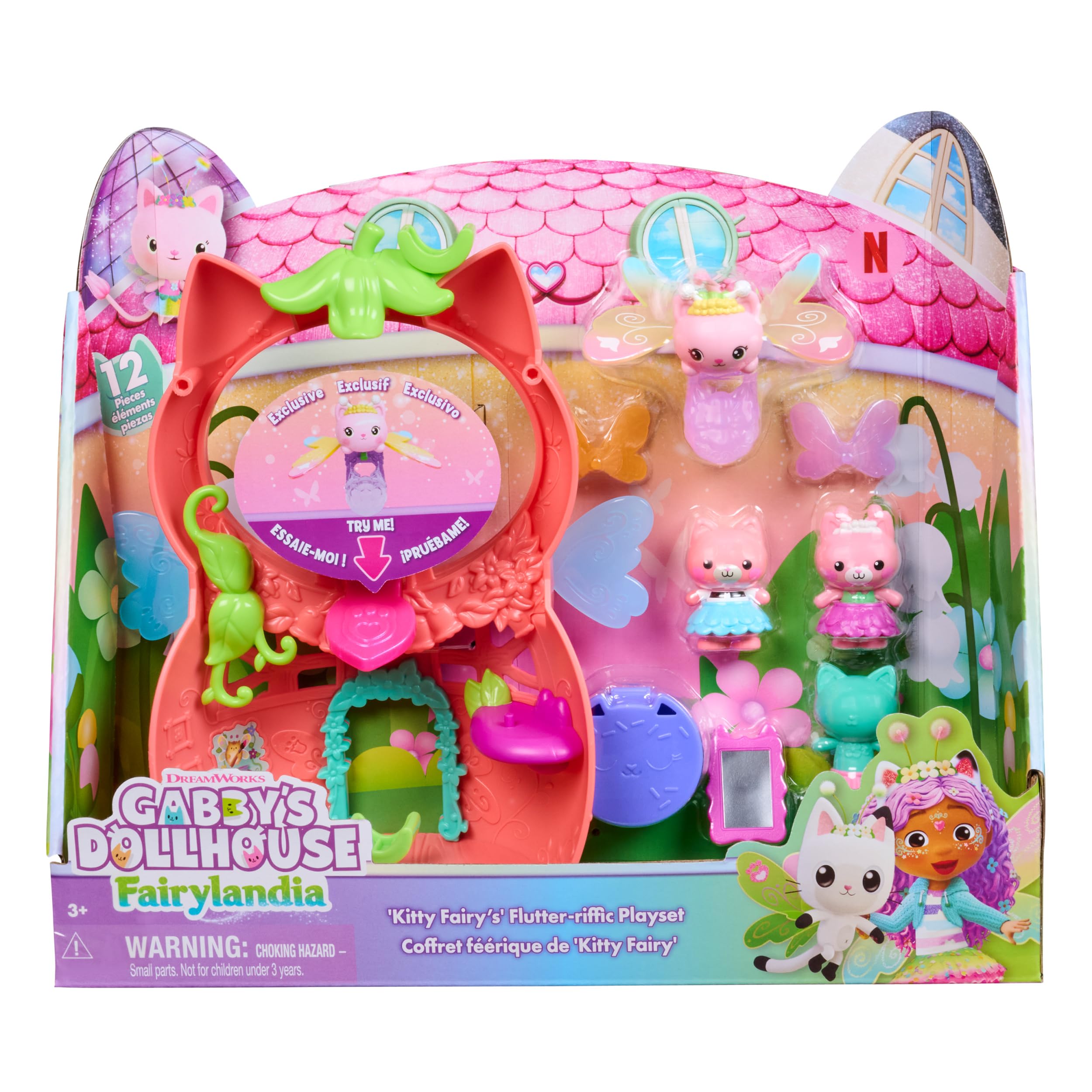 Gabby's Dollhouse The Movie, Meow-mazing Interactive Dollhouse Set