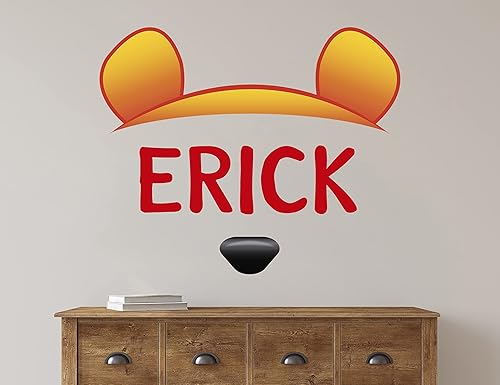 Miniatura 3 de Winnie KA1358 - Calcomanía de pared para cuarto de bebé, letras de nombre personalizadas, letras de vinilo personalizadas, calcomanías con nombre de