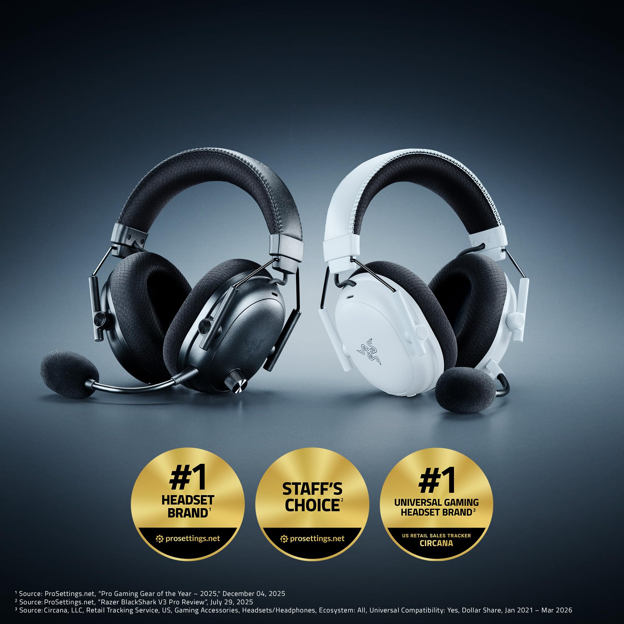 Razer BlackShark V3 Pro Wireless ANC Gaming Headset for PC: Full