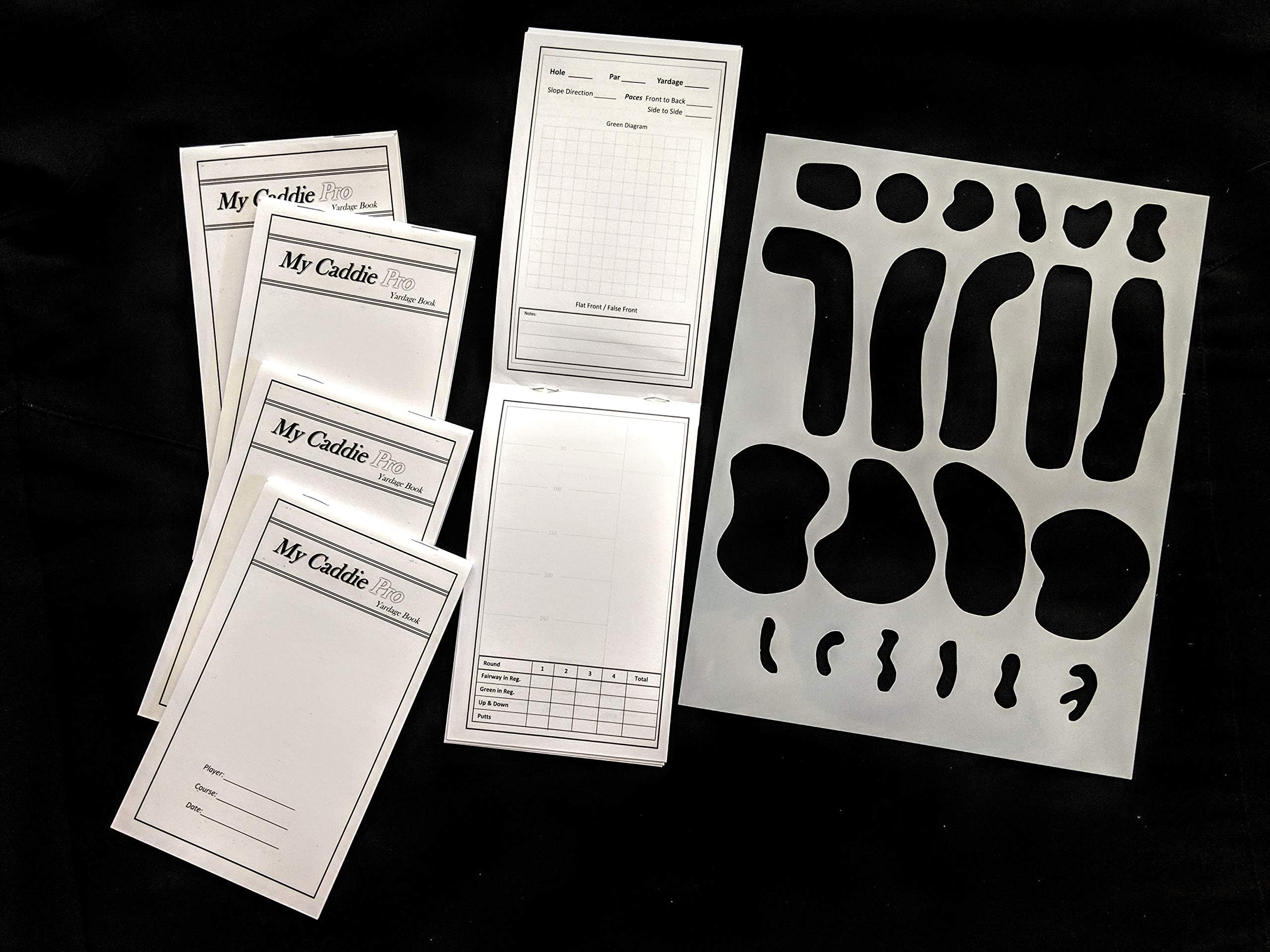 Go To Caddie DIY Yardage Books with Stencil
