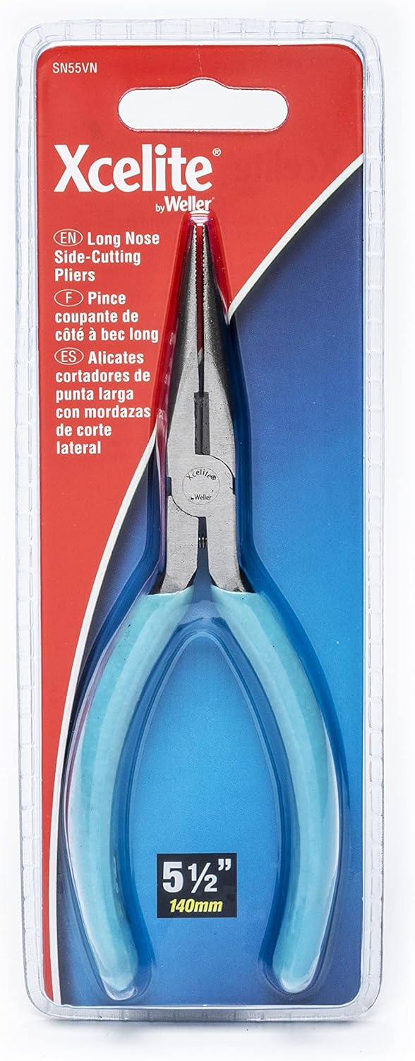 Xcelite SN55VN Wiring Pliers with Tip Cutter , Blue , Green