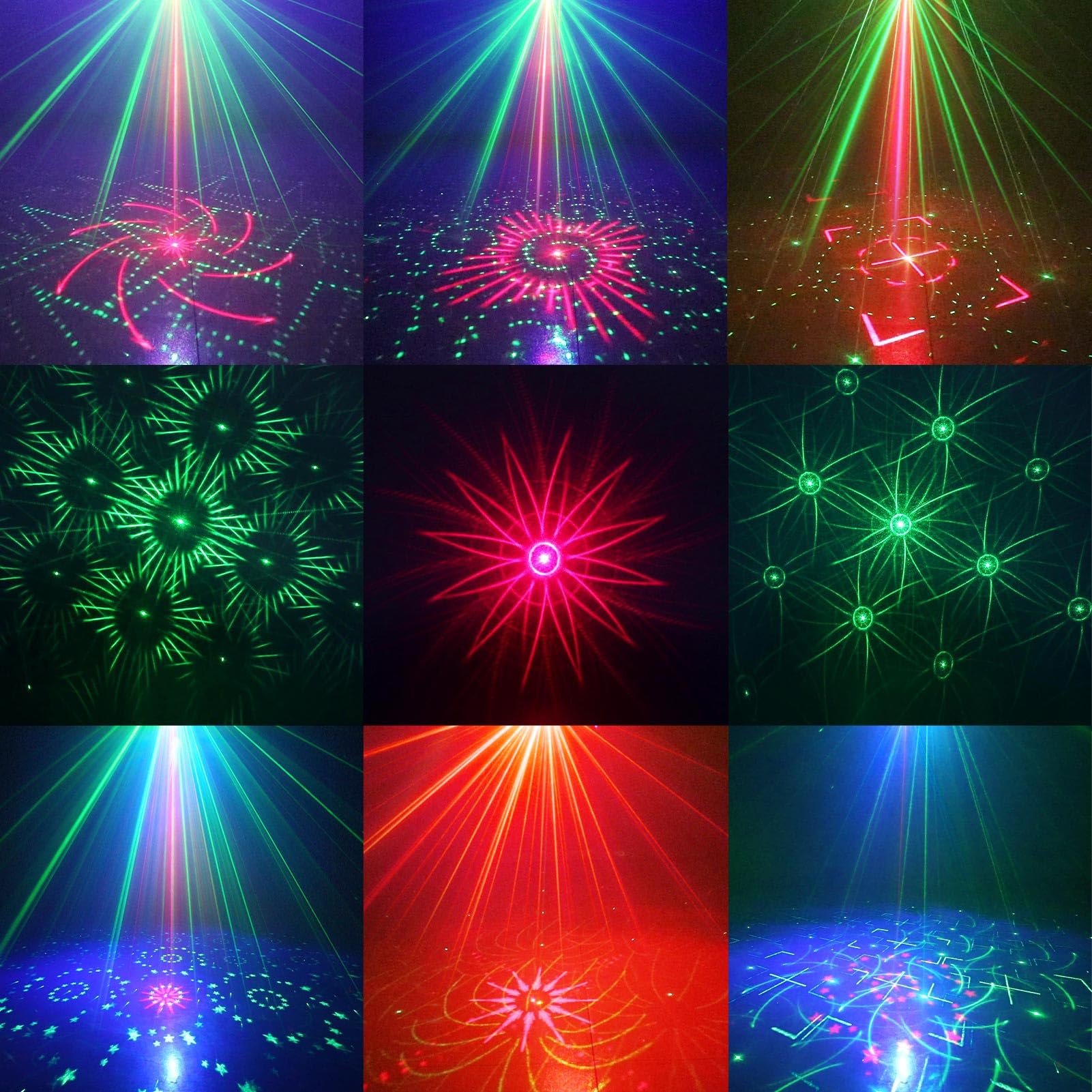 Lampe de Scène avec Télécommande: USB Lumiere Soiree 90 RGB Modes, Stroboscope Boule Disco Contrôlée par Musique, Commande Vocale Boule discothèque pour Soirée, Halloween, fête, Noël