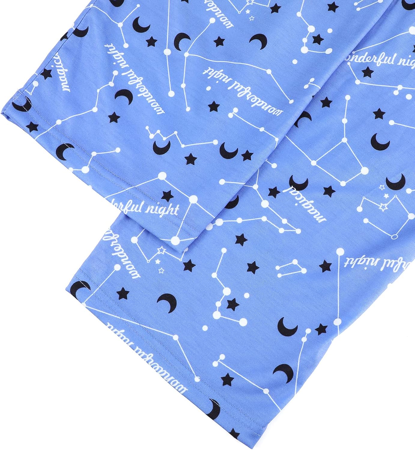 Century Star Women Summer Pajamas Soft Sleepwear Top with Capri Pants Ladies Short Sleeve Cotton Pajamas Sets - Image 5