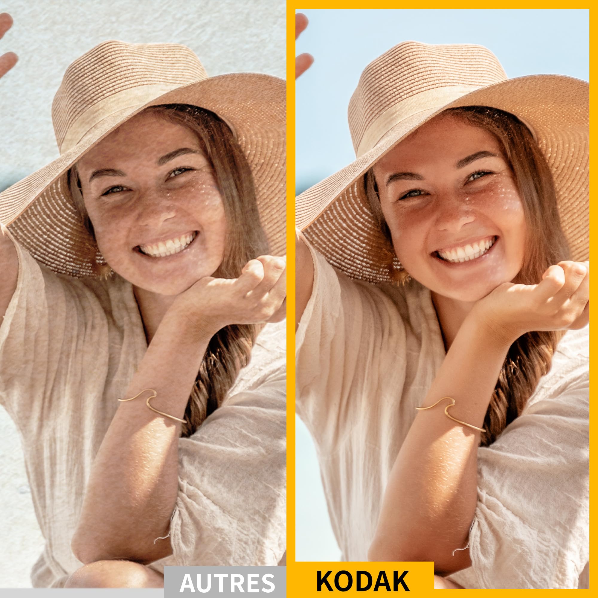 KODAK Mini Shot 4 Era Cadeau Noel 4PASS 2-in-1 Appareil Photo Instantané et Imprimante Photo Portable (10x10cm) (Lot Accessoire avec 38 Feuilles, Noir)
