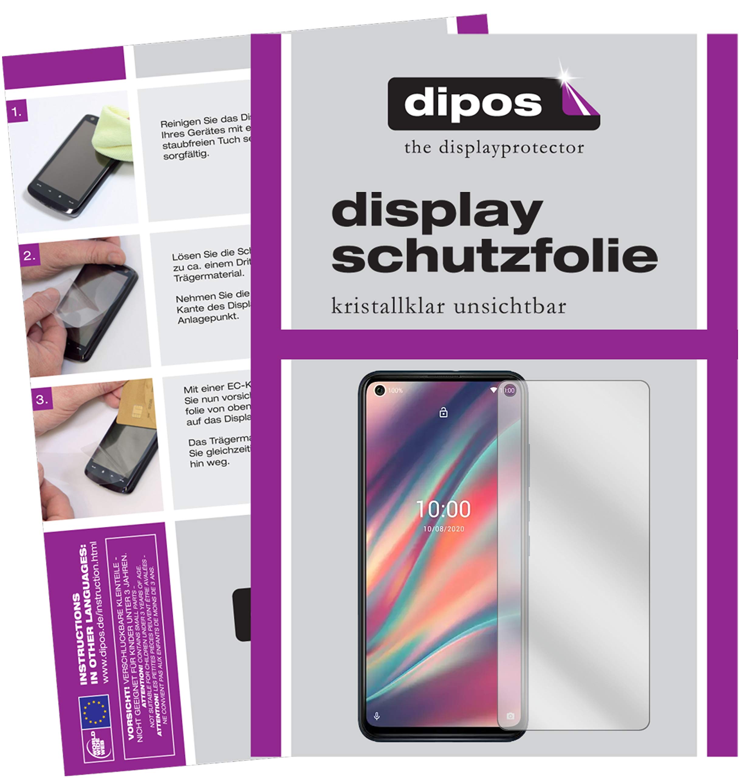 dipos I 6X Pellicola Protettiva Compatibile con Wiko View5