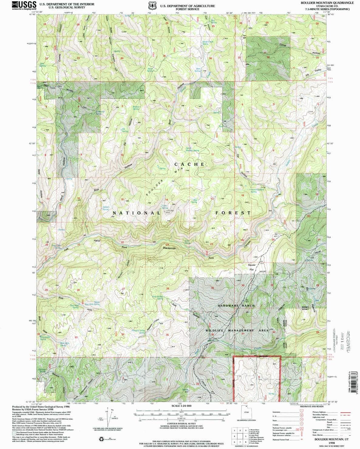 Boulder Mountain Utah Map Amazon.com : Yellowmaps Boulder Mountain Ut Topo Map, 1:24000 Scale, 7.5 X  7.5 Minute, Historical, 1998, Updated 2001, 26.7 X 21.9 In - Polypropylene  : Sports & Outdoors