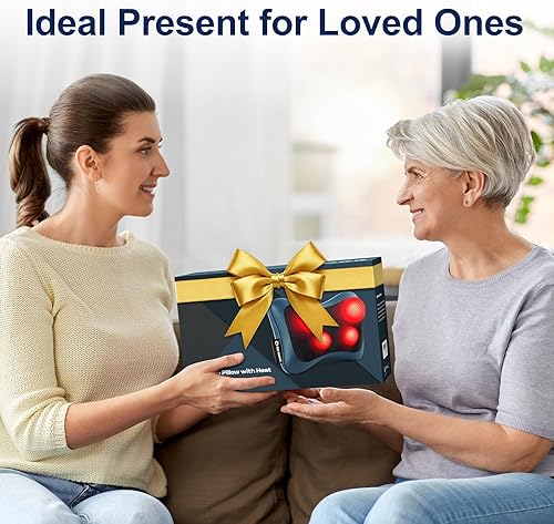 Miniatura 7 de Mo Cuishle Shiatsu - Masajeadores de espalda y cuello con calor, alivio profundo de tejido para el dolor, la tensión y la relajación muscular,