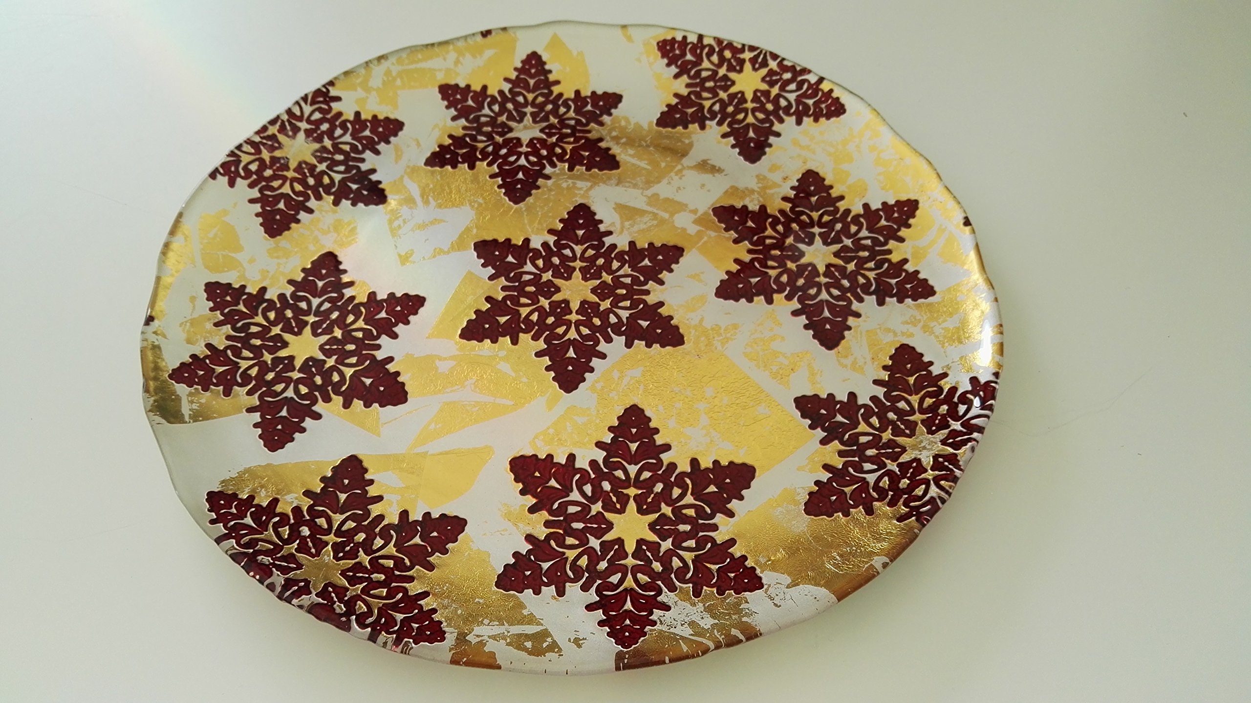 Plat Panettone Scherzer verre 33 cm pour grand gâteau