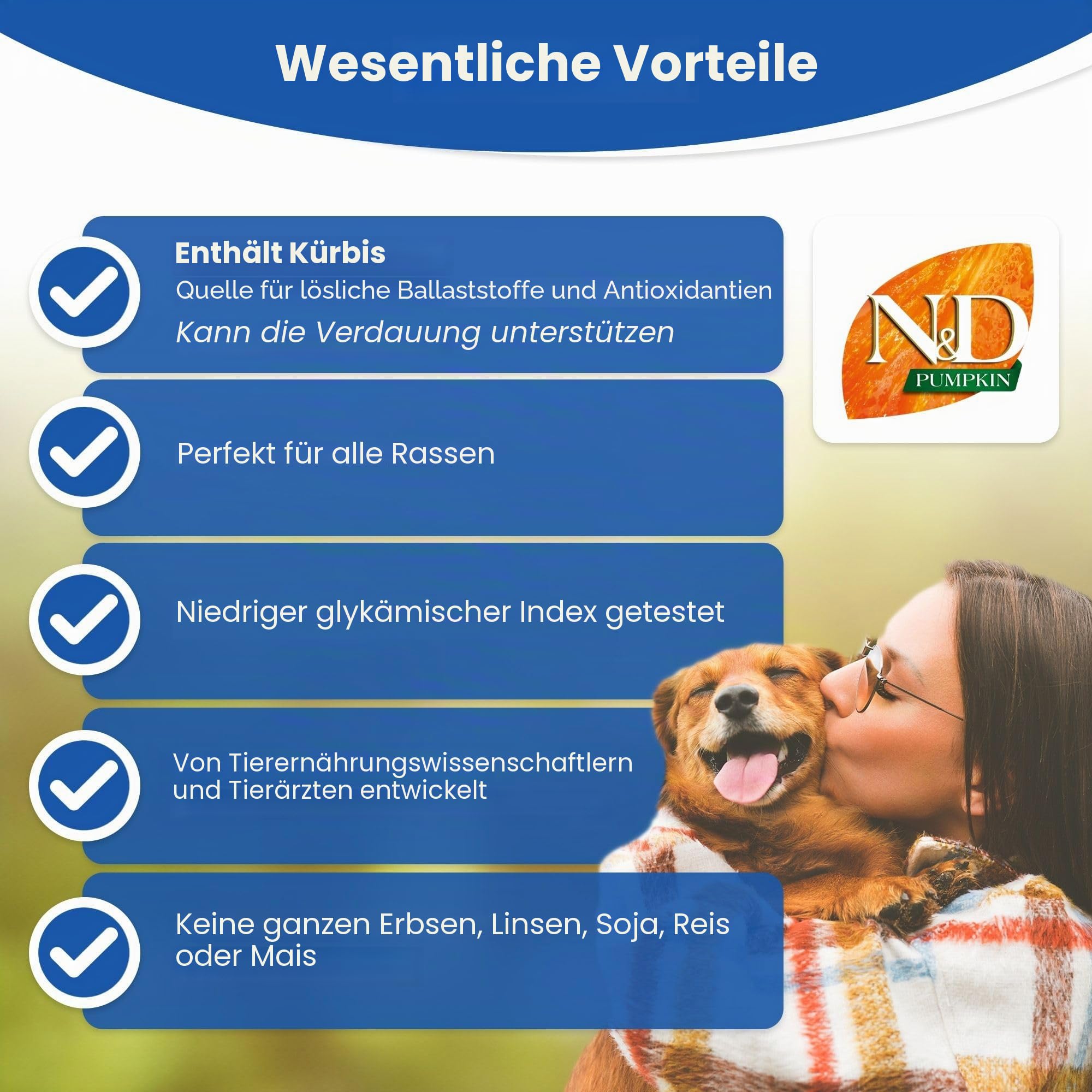 Farmina N&D Pumpkin Adult Mini Pellets Hundefutter (Trockenfutter, mit hochwertigen Vitaminen und natürliche Antioxidantien, ohne Mais, Zutaten: Huhn und Granatapfel, Portionsgröße: 7 kg)