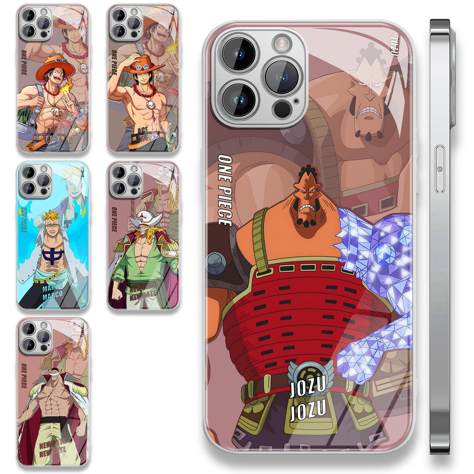 Amazon.co.jp: ワンピース スマホケース iPhone14Pro 白ひげ海賊団