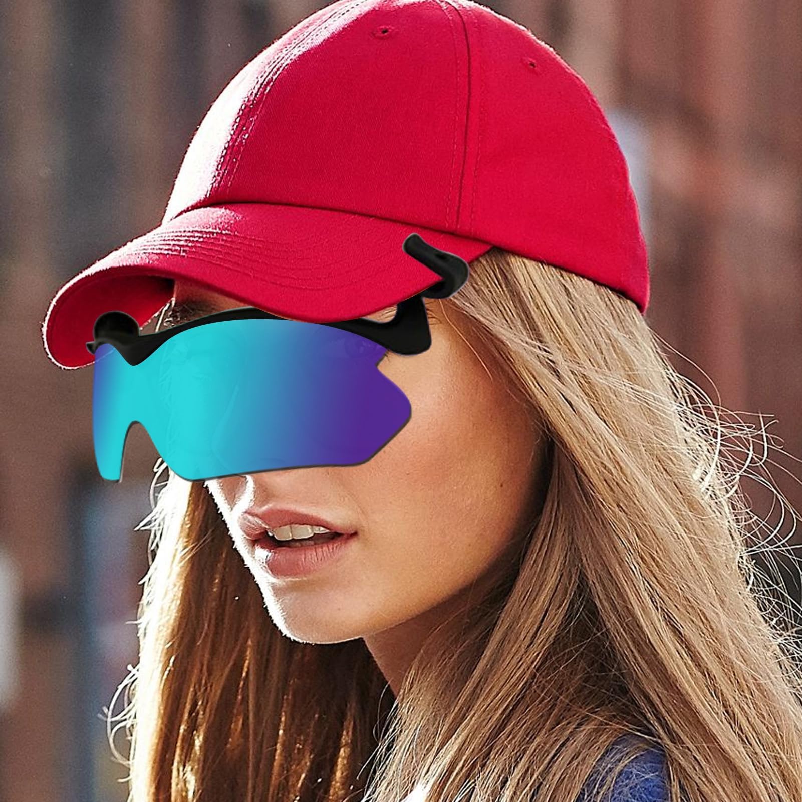 Occhiali da sole polarizzati con blocco UV, occhiali senza montatura ultra leggeri per uomini e donne, perfetti per sport all'aria aperta, ciclismo, guida, corsa e pesca