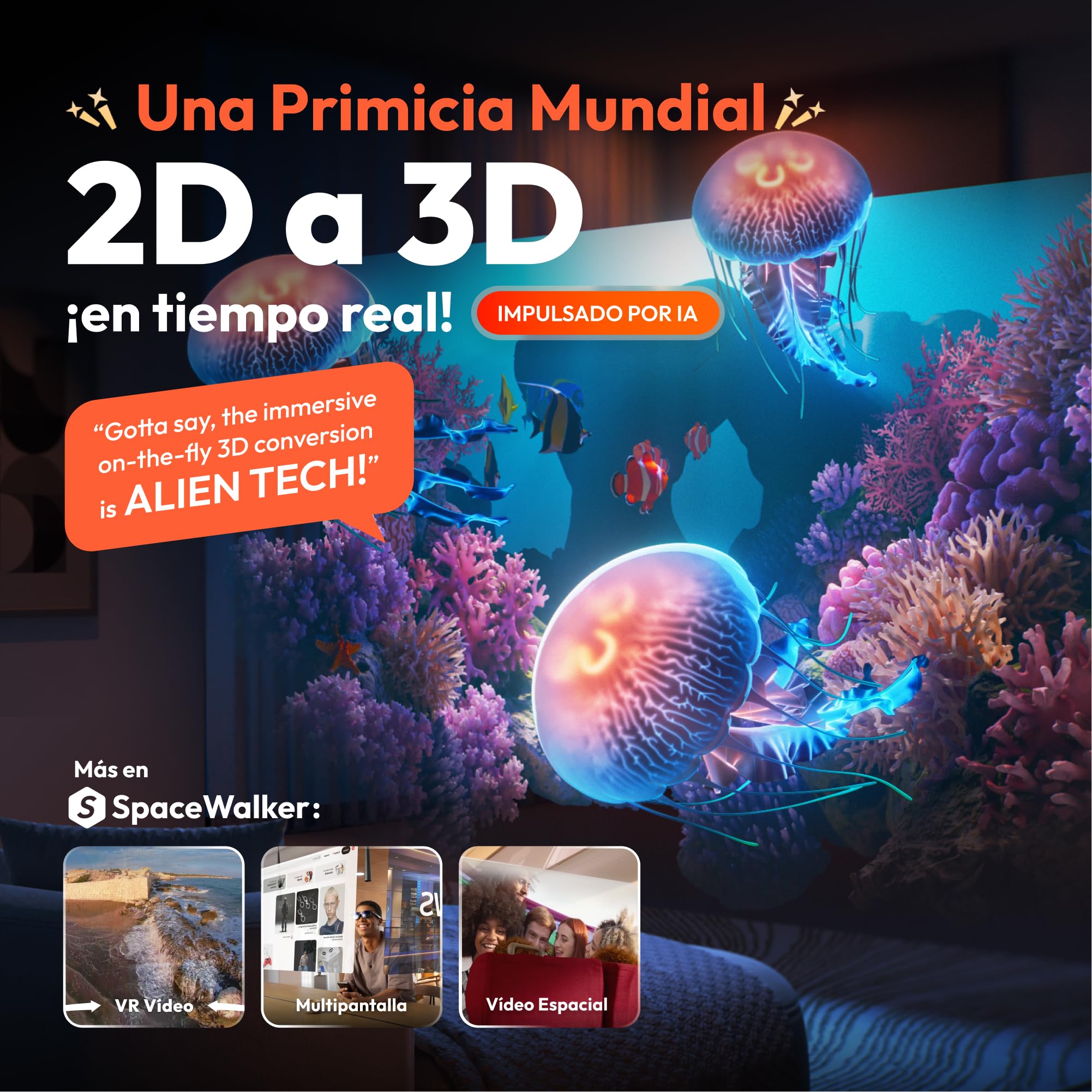 VITURE Pro XR/AR Gafas, pantalla de 135” 120 Hz 1000 nits,audio Harman,película electrocrómica,compatibles con iPhone 17/16/15,Android,Mac,PC&Steam Deck. Primera experiencia XR inmersiva para Switch 2