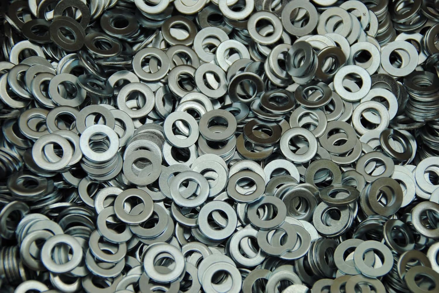 (1500) Metric M8 Flat Washers - Zinc Plated 8mm